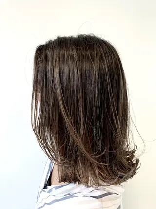 ミディアム カラー 【azure横浜】 🧸misaki🌸のヘアスタイル