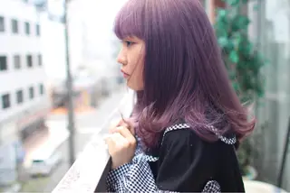 ロング カラー ras hairdesign所属・心斎橋 ママ美容師 笹 友加里のヘアスタイル