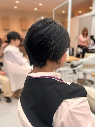ショート カラー ミディアムヘア Chifumiのヘアスタイル