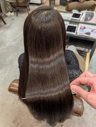 ロング カラー 美髪矯正/縮毛矯正/ 髪質改善/店長 山下のヘアスタイル