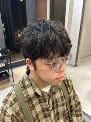 パーマ メンズ フラッグヘアー天神西通り店所属・flag hair レイナのヘアスタイル