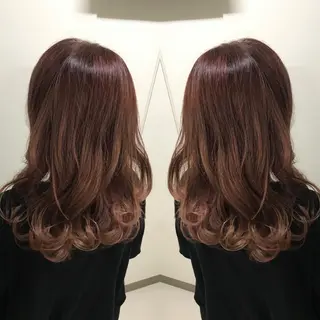 ミディアム カラー パーマ ヘアアレンジ 🫧代表/新宿駅近/ 限定価格🫧田辺貴裕のヘアスタイル