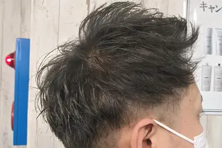 メンズ メンズパーマ/顔周り レイヤーカット/えののヘアスタイル