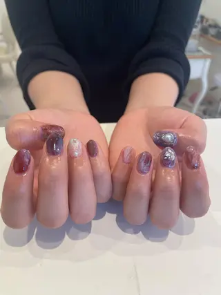 ネイル 束感まつ毛/ネイル/ LED♥KIRARAのマツエク・マツパデザイン