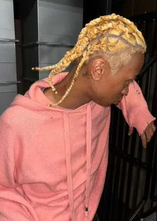 ミディアム ヘアアレンジ メンズ SALOWIN 神宮前５丁目店所属・メンズ/特殊ヘア パーマ🕷️小夏貴也のヘアスタイル