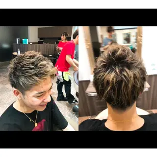 ショート メンズ 内野 光葉のヘアスタイル
