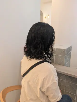 ミディアム パーマ ルプラボウ　小野寺 菜穂/豊橋/パーマのヘアスタイル