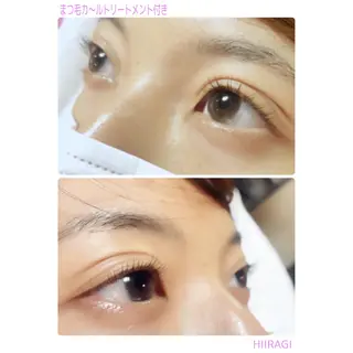 マツエク・マツパ 美容室 HIIRAGIのマツエク・マツパデザイン