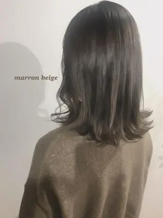 ミディアム カラー ヘアアレンジ topstylist 芳賀みなみのヘアスタイル