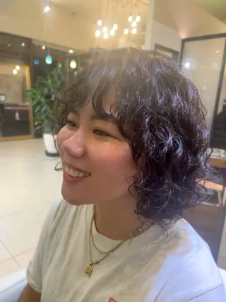 パーマ pasdedeux  LEQUIOS所属・パドドゥ 仲程のヘアスタイル