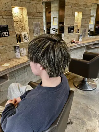 メンズ 箕浦 稜真のヘアスタイル