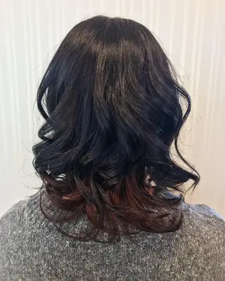 ミディアム カラー 中川 拓弥のヘアスタイル