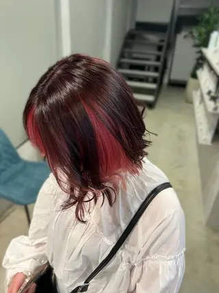 カラー art-Lago所属・平野 実優のヘアスタイル