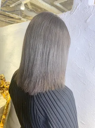 ミディアム 【髪質改善特化】 新宿/縮毛矯正/セラのヘアスタイル