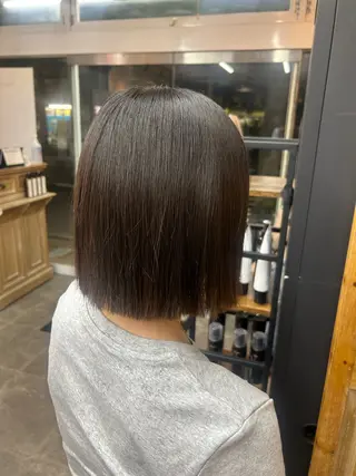 セミロング 🌼髪質整形& 艶カラー🌼珠理のヘアスタイル