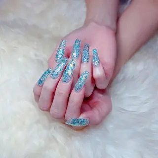 ロング 💜MIYA nail川崎店のネイルデザイン