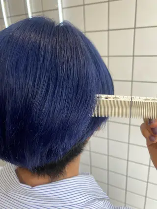 ショート カラー emu所属・けいこ🍊ニュアンス ネイル/個性派ネイルのネイルデザイン