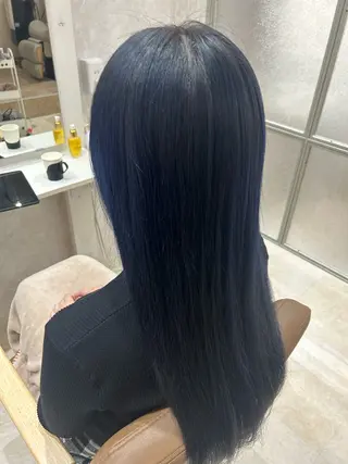 セミロング カラー 💙まこと💙艶 カラー(Rico)のヘアスタイル