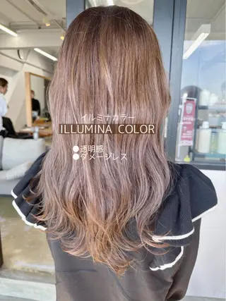 ロング 藤本 静香のヘアスタイル