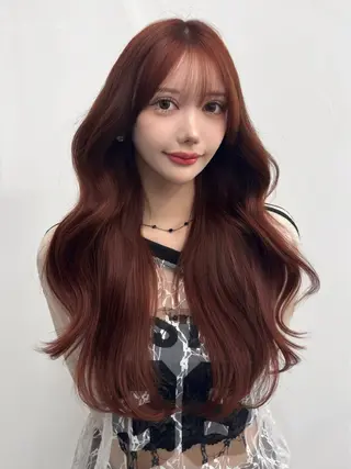 ロング カラー 高島大登/顔周り /レイヤーカットのヘアスタイル