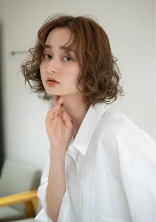 ショート パーマ パーマ特化 フシキサトシのヘアスタイル