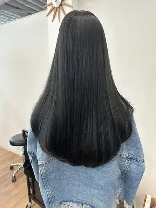 セミロング 朝がラクになるパーマ トウバルタイキのヘアスタイル