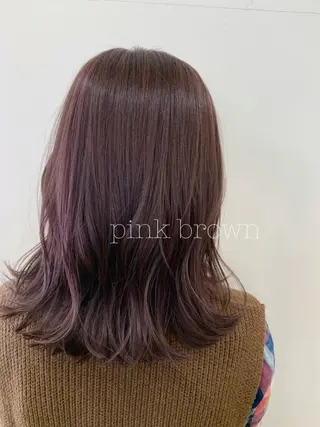 ミディアム カラー ぱつっとボブ/ 小野あかねのその他イメージ