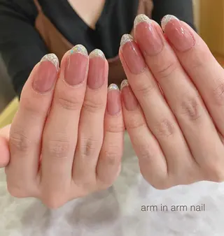 ネイル arm in arm ︎✿Yamamotoのマツエク・マツパデザイン