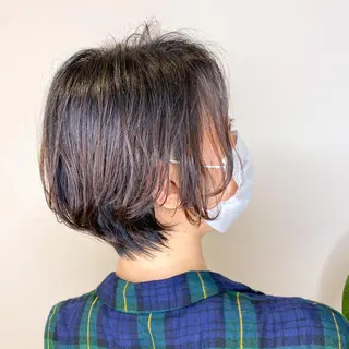 ショート 🇰🇷韓国レイヤー 錦糸町【北山謙三】のヘアスタイル
