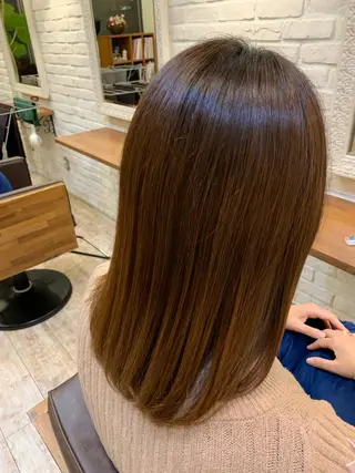 ミディアム SHANTi 飯塚 ヘアセット/髪質改善のヘアスタイル