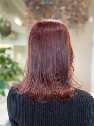 ミディアム ボブ/インナーカラー /眉毛/Miyuのヘアスタイル