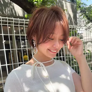 ショート カラー 🌟TOSHI/透明 感カラー/ショートのヘアスタイル