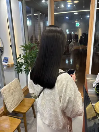 ロング リキ/髪質改善 /縮毛矯正🫧のヘアスタイル