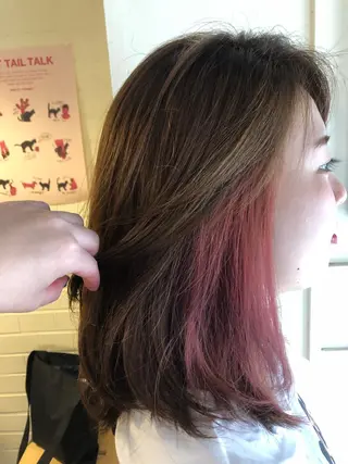 セミロング カラー アイビーライン武蔵小杉所属・💟アイリスト 💟のマツエク・マツパデザイン