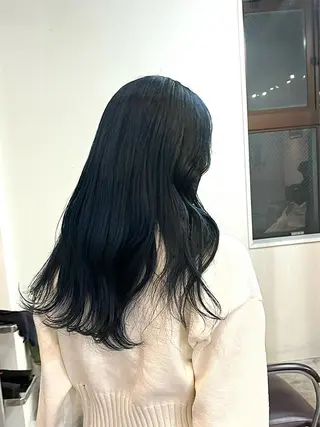 ロング カラー ダン/メンズ/ 顔周り×透明感カラーのヘアスタイル