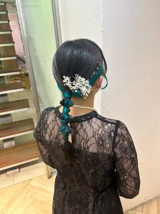 ヘアアレンジ ♛︎ きっか ♛︎ ヘアアレンジ🩵のヘアスタイル