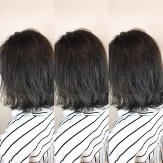 ショート カラー 韓国レイヤーカット/ ダブルカラーのヘアスタイル