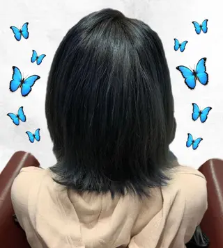 ミディアム カラー Hair Resort Noble(ヘアリゾートノーブル)所属・オオヤ カナのヘアスタイル