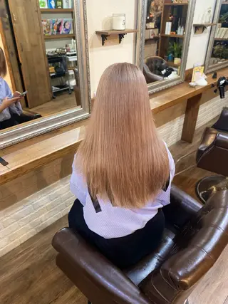 ロング Hair & Eyelash Riche所属・肥田 夕蘭のヘアスタイル