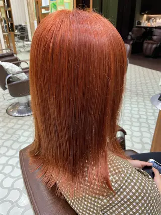 セミロング 日置美容室所属・石井 佑飛のヘアスタイル