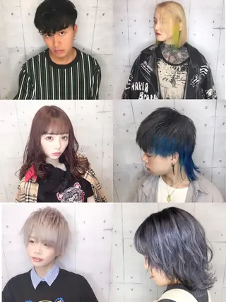 ミディアム カラー パーマ 韓・中華美女ヘア 🇰🇷×🇨🇳のヘアスタイル