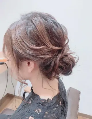セミロング ヘアアレンジ GRANLUSSO 〜グランルッソ駅前店所属・木口 嘉美のヘアスタイル