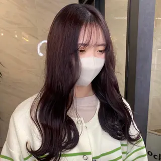 セミロング SHIN レイヤー‪‪カットのヘアスタイル