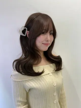 ロング happiness所属・山本 菜月のヘアスタイル