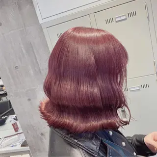 ミディアム 💛ムラ修正ブリーチ 💛YUUのヘアスタイル