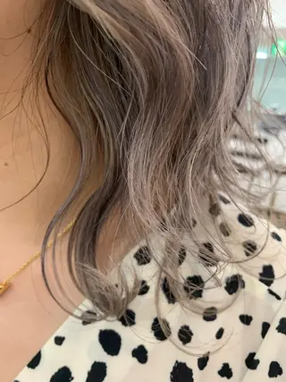 セミロング カラー Reb_keiji 👑小倉圭司のヘアスタイル