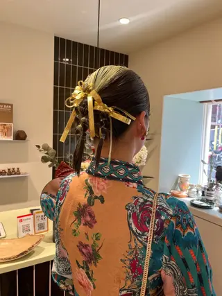 ヘアアレンジ ヘアセット🎀パーマ Tsubasaのヘアスタイル