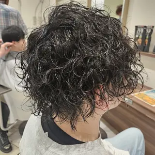 メンズ パーマ 🌀メンズパーマ特化 藤井 凌雅🌀のヘアスタイル