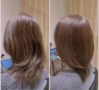 ミディアム カラー 🌸スパ・ヘアカラー ソメソメソメサン🌸のヘアスタイル