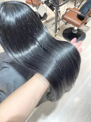 カラー 艶カラー/アレンジ/ はまぐちうみのヘアスタイル